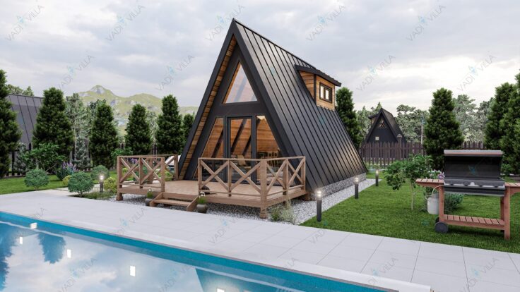 Loft Katlı Çelik Villa <br> 35 m² 1+1