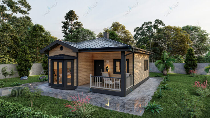 Tek Katlı Çelik Villa <br> 65 m² 2+1