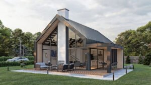 Çatı Katlı (Loft) Çelik Villa – 115 m2