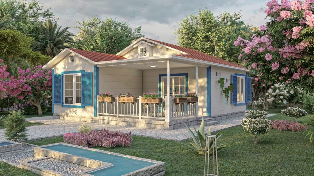 Tek Katlı Çelik Villa <br> 72 m² 1+1