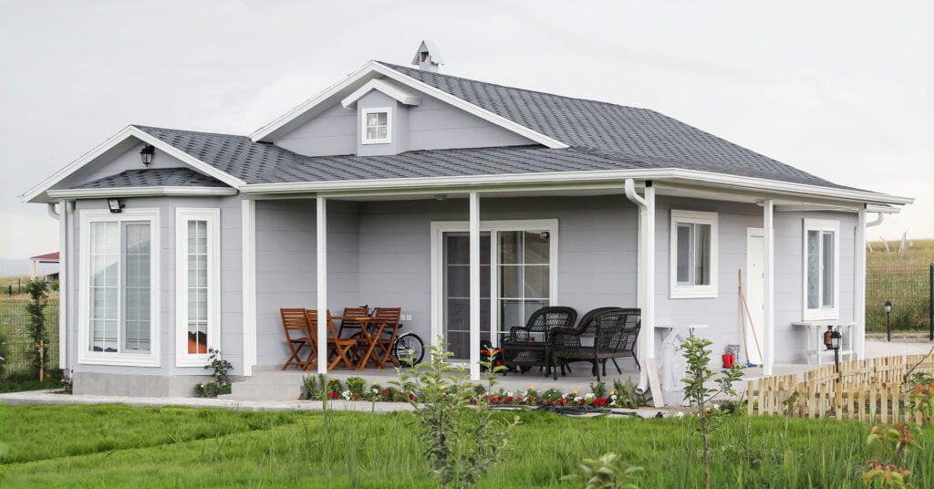 Klasik Mimari Tek Katlı Çelik Ev Müşteri Uygulamalarımız