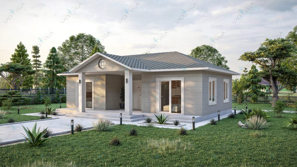 Tek Katlı Çelik Villa <br> 85 m² 2+1