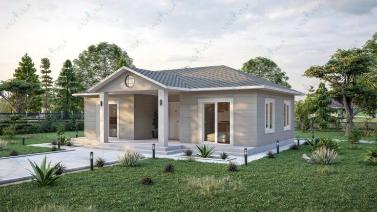 Tek Katlı Çelik Villa <br> 85 m² 2+1