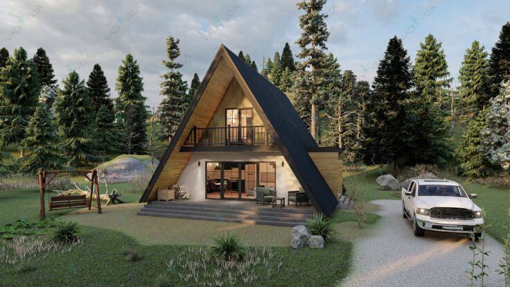 Çift Katlı Çelik Villa <br> 130 m² 4+1