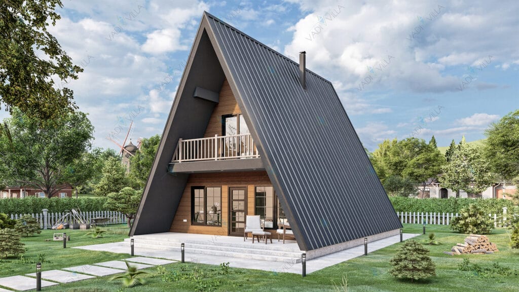 Çift Katlı Çelik Villa <br> 115 m² 3+1