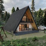 sagdan-celik-ev-goruntusu-150x150 sagdan-celik-ev-goruntusu-150x150 Doğal manzara içinde simetrik tasarımlı çelik villanın geniş açıdan ön cephe görüntüsü çatı katlı modern çelik villa Çift Katlı Çelik Villa  130 m² 4+1 sagdan celik ev goruntusu 150x150