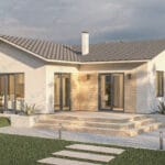 97 m² Tek Katlı Çelik Villa – Cephe Tasarımı   tek katli celik villa 150x150
