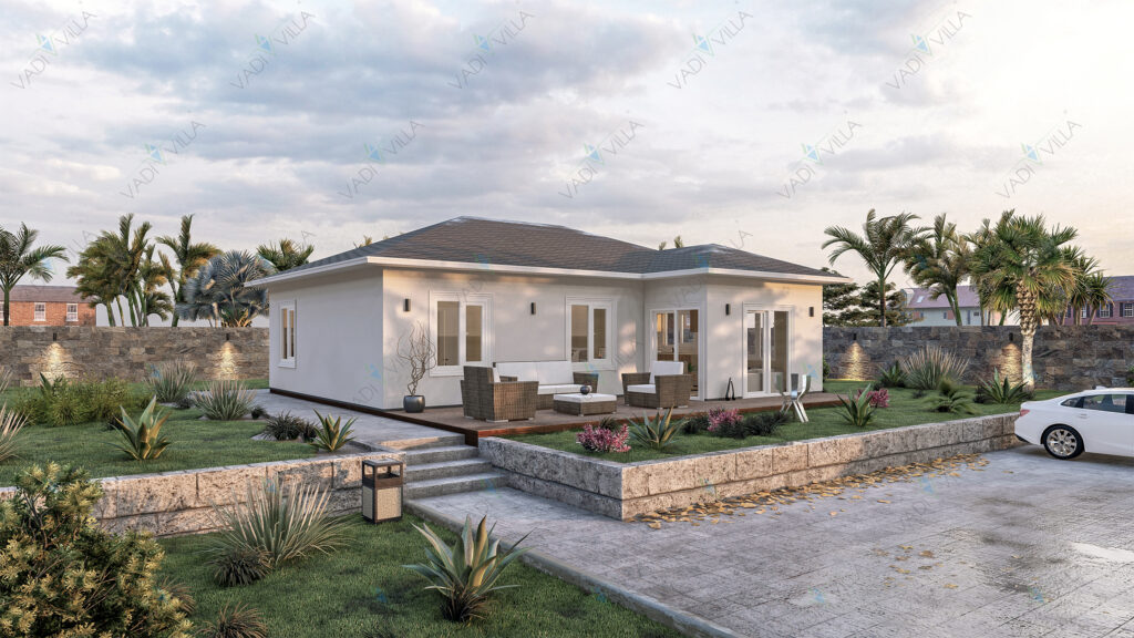Tek Katlı Çelik Villa <br> 110 m² 4+1