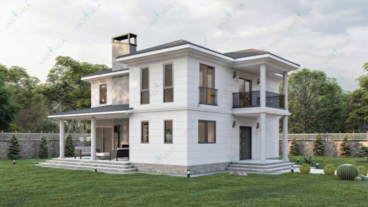 Çift Katlı Çelik Villa <br> 200 m² 4+1