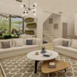 İç mekan perspektifi   modern celik villa ic gorunum 150x150