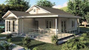 Tek Katlı Çelik Villa <br> 126 m² 2+1