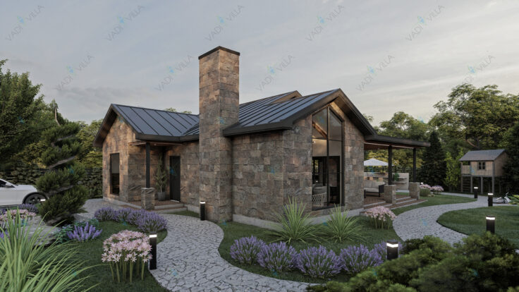 Tek Katlı Çelik Villa – 128 m2