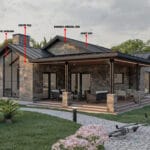 Modern tek katlı çelik ev yapı sistemi   tek katli celik villa malzeme acilim 2 150x150