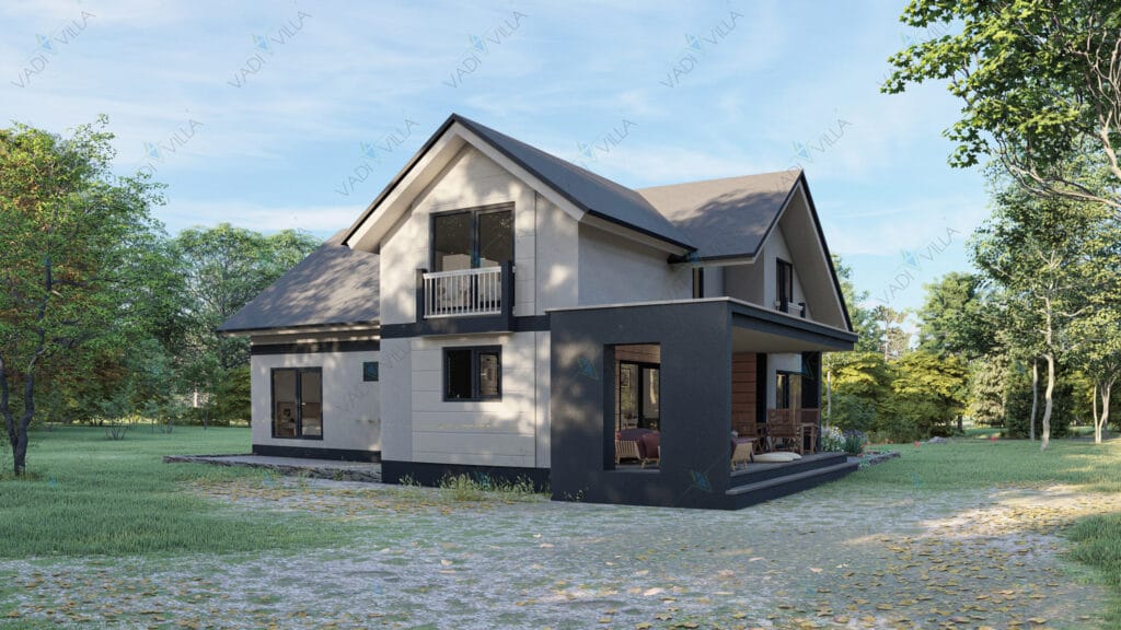 Çift Katlı Çelik Villa <br> 237 m² 4+1