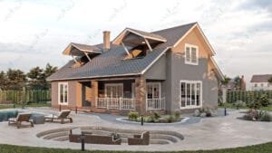 Çift Katlı Çelik Villa <br> 250 m² 4+1