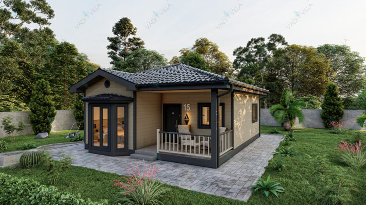 Tek Katlı Çelik Villa <br> 65 m² 2+1
