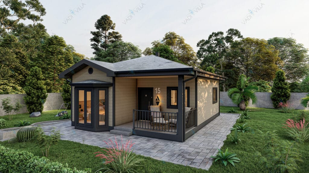 Tek Katlı Çelik Villa <br> 65 m² 2+1