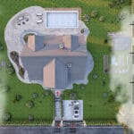Çelik villanın vaziyet planı. Çift katlı Çelik villa Çift Katlı Çelik Villa  250 m² 4+1 vaziyet plani 1 150x150