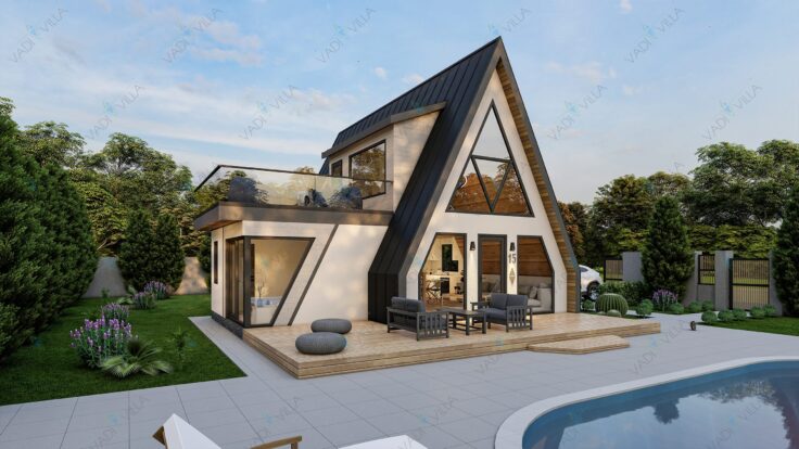 Loft Katlı Çelik Villa <br> 123 m² 3+1