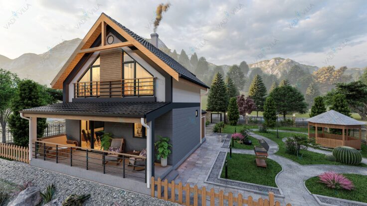 Çift Katlı Çelik Villa <br> 100 m² 2+1