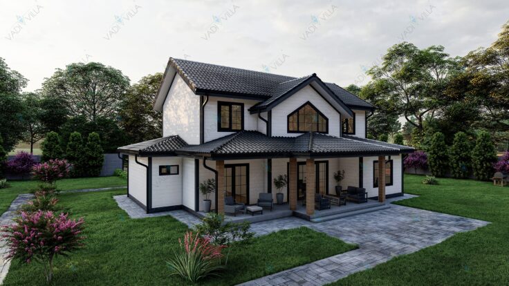 Çift Katlı Çelik Villa <br> 252 m² 5+1