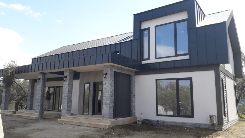 Balıkesir, Enes Bey – Çift Katlı Çelik Villa Uygulamamız