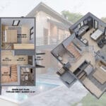 zemin-kat-plani-150x150 zemin-kat-plani-150x150 çelik villanın zemin kat yerleşim planı çift katlı modern çelik villa Çift Katlı Çelik Villa  133 m² 4+1 zemin kat plani 150x150