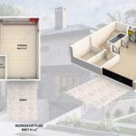 Çelik villanın depo ve teknik hacim içeren bodrum kat planı   bodrum kat plani 150x150