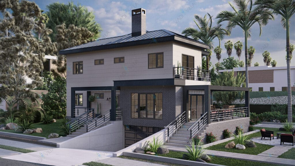 Çok Katlı Çelik Villa <br> 317 m² 4+1