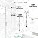 GROHE, Vitra ve Hüppe marka ürünlerle donatılmış premium çelik villa banyosu   banyo premium web 150x150