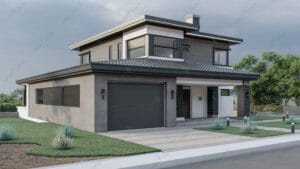 Çok Katlı Çelik Villa <br> 405 m² 4+1