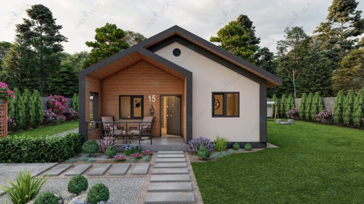 Tek Katlı Çelik Villa <br> 87 m² 3+1