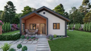 Tek Katlı Çelik Villa <br> 87 m² 3+1