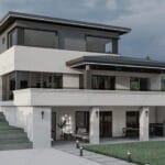 Çift katlı çelik villa   celik villa gorunum 150x150