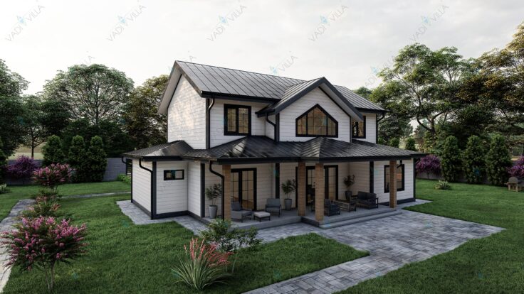 Çift Katlı Çelik Villa <br> 252 m² 5+1