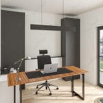 Modern çelik evin içindeki cam kapılı özel çalışma odası – sessiz ve aydınlık ofis alanı   modern celik ev calisma odasi 1 150x150