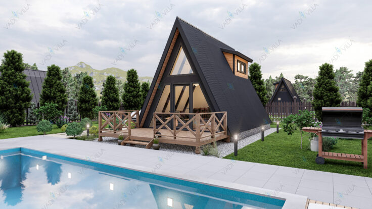 Loft Katlı Çelik Villa <br> 35 m² 1+1