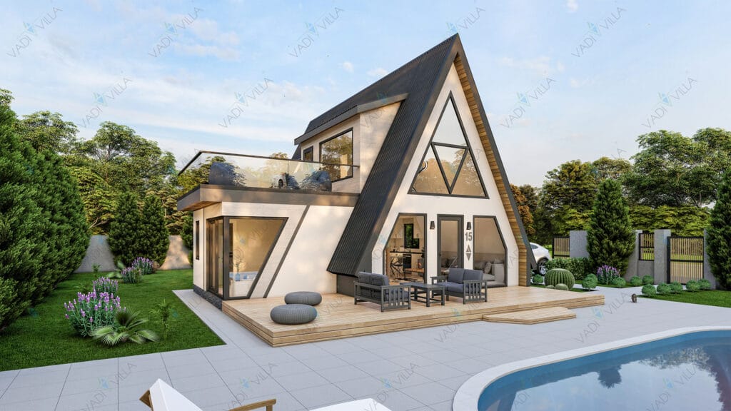 Loft Katlı Çelik Villa <br> 123 m² 3+1