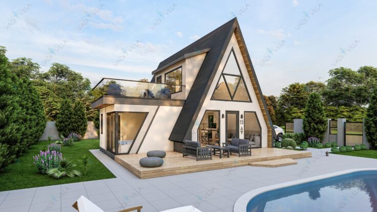 Loft Katlı Çelik Villa <br> 123 m² 3+1