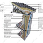Panel çatı ve düz betopan cepheli çelik villa kesiti   panel cati boya 150x150