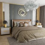 çelik villa yatak odası iç mimarisi ve manzaraya açılan pencere   yatak odasi 150x150