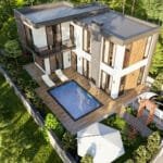 Çatı katlı (loft) modern çelik villa projesi   celik villa ust aci 150x150