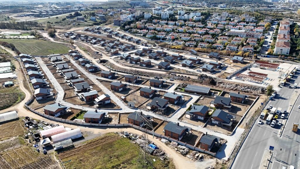 İSTANBUL, GARDEN CİTY 154 ADET – LOFT KATLI İKİZ ÇELİK VİLLA UYGULAMAMIZ