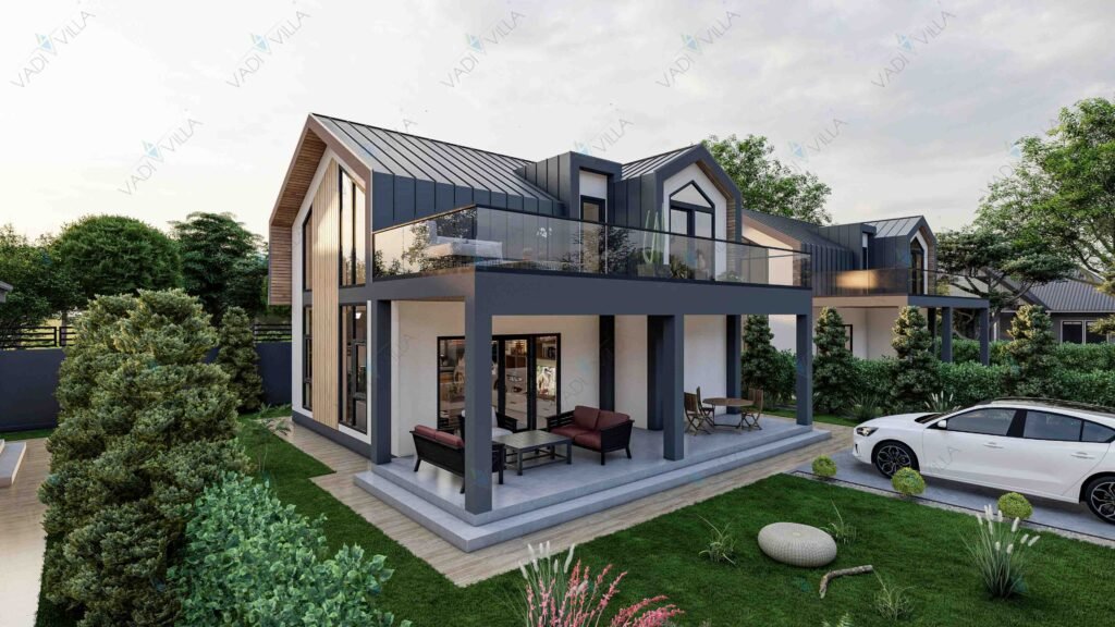 Loft Katlı Çelik Villa 141 m² 2+1