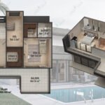 Çift katlı Çelik villa Çift Katlı Çelik Villa  200 m² 3+1 modern cift katli villa 11 150x150